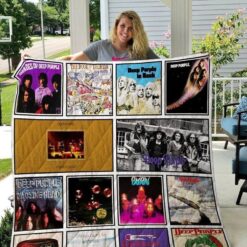 Deep Purple Band Quilt  Blanket Quilt B23