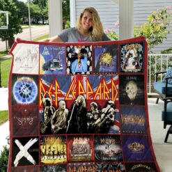 Def Leppard Best Blanket Quilt Rze2