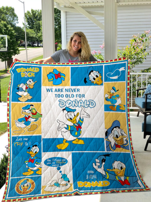 Donald Duck  Blanket Quilt Rze2