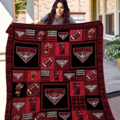 Essendon FC Blanket Quilt Rze2
