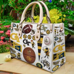 Georgia Tech Yellow Jackets Leather Bag Rze2