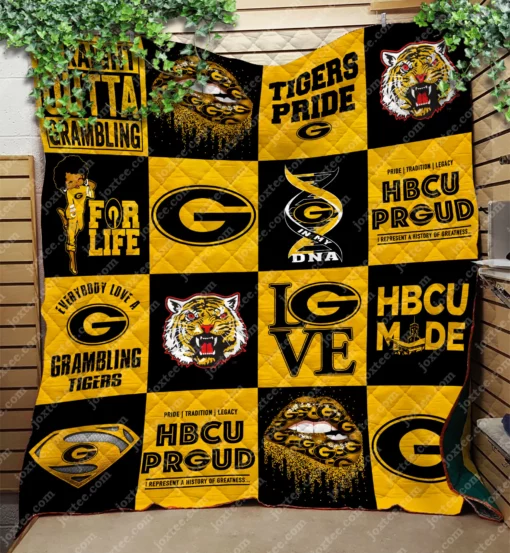 Grambling State Tigers Blanket Quilt  Rze2
