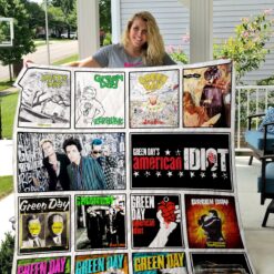 Green Day Quilt  Blanket Quilt Rze2
