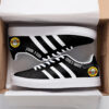 Guns N' Roses  Mate Black Skate Stan Smith New Shoes B23