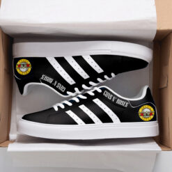 Guns N' Roses  Mate Black Skate Stan Smith New Shoes B23