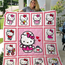 Hello Kitty Quilt  Blanket Quilt M08