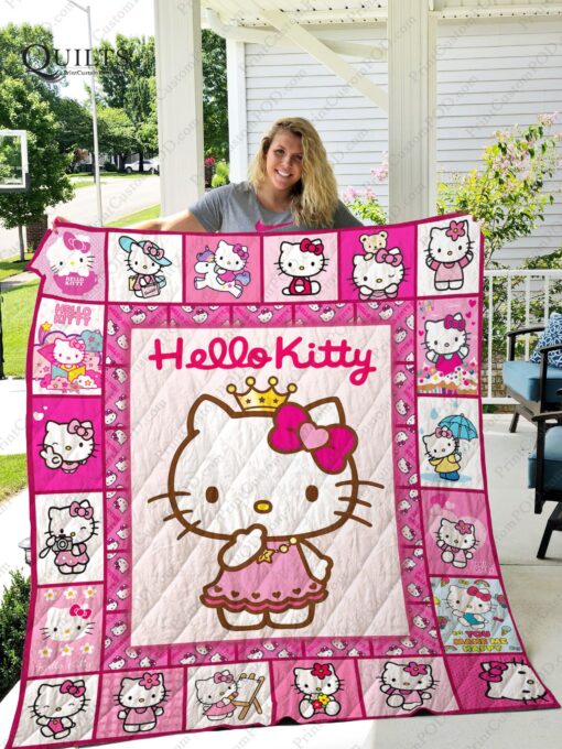 Hello Kitty Lover Blanket Quilt Rze2