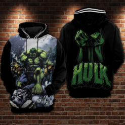 Hulk Marvel 01 Hoodie Zip Hoodie 3D Rze1
