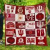 Indiana Hoosiers Quilt  Blanket B20