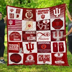 Indiana Hoosiers Quilt  Blanket B20