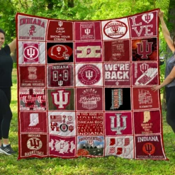 Indiana Hoosiers Indiana Hoosiers Blanket Quilt B21