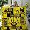 Iowa Hawkeyes Lover Blanket Quilt Rze2