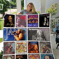 Janis joplin Blanket Quilt Rze2