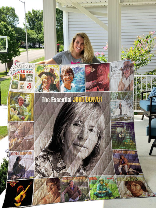 John Denver Quilt  Blanket Quilt Rze2