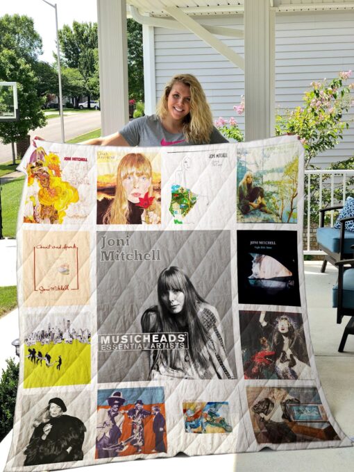 Joni Mitchell Quilt  Blanket Rze2