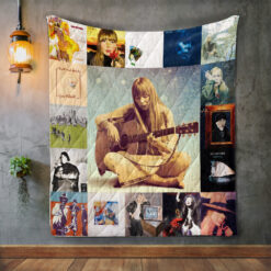 Joni Mitchell Lover Blanket Quilt Rze2