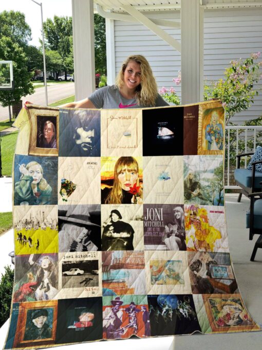 Joni Mitchell Blanket Quilt Rze2