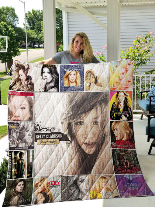 Kelly Clarkson Quilt Blanket Rze2