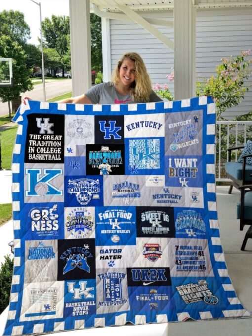 Kentucky Wildcats  Lover Blanket Quilt Rze2