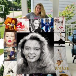 Kylie Minogue Blanket Quilt Rze2