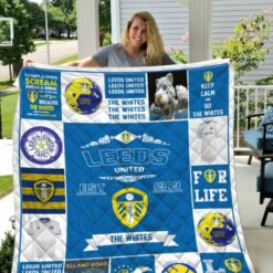 Leeds United Quilt Blanket Quilt Rze1