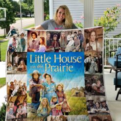 Little House on the Prairie Blanket Quilt Rze2