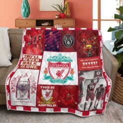 Alternative view of Liverpool Fc 2 Blanket Quilt B19