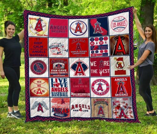 Los Angeles Angels  Quilt  Blanket Quilt Rze2