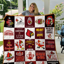 Louisville Cardinals Lover Blanket Quilt Rze2