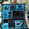 Miami Marlins Blanket Quilt MIH08