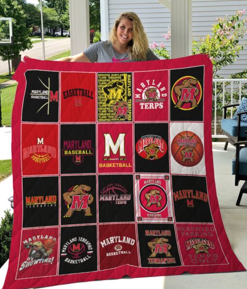 Maryland Terrapins Blanket Quilt Rze2