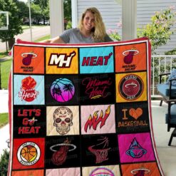 Miami Heat Miami Heat Blanket Quilt Rze2
