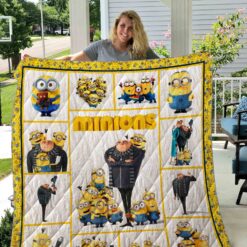 Minions Quilt Blanket Quilt TH21