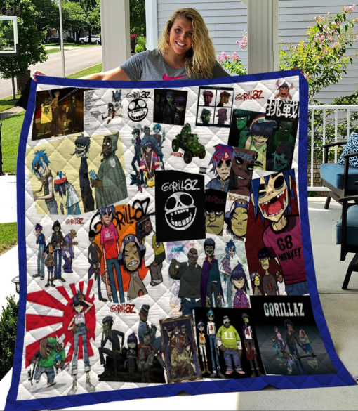 Gorillaz g1 Quilt Blanket Quilt Rze1