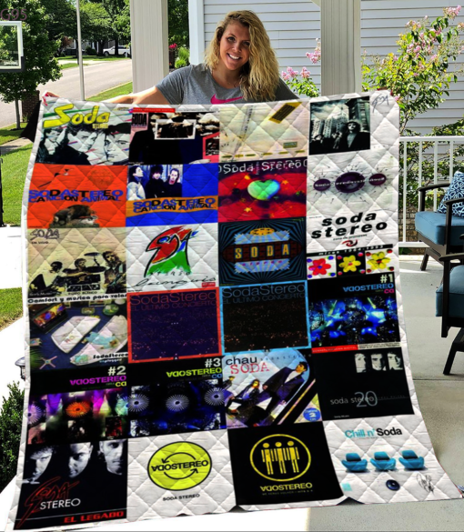 Soda Stereo Blanket Quilt Rze1