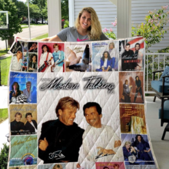 Modern Talking Blanket Quilt Rze2