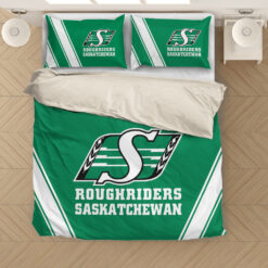 Alternative view of Saskatchewan Roughriders Bedding Set Rze1