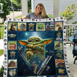 Baby Yoda Lover Blanket Quilt B21