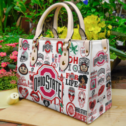 Ohio State Buckeye Leather Hand Bag Rze2