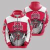 The Ohio State Buckeyes Hoodie Zip Hoodie 3D TN