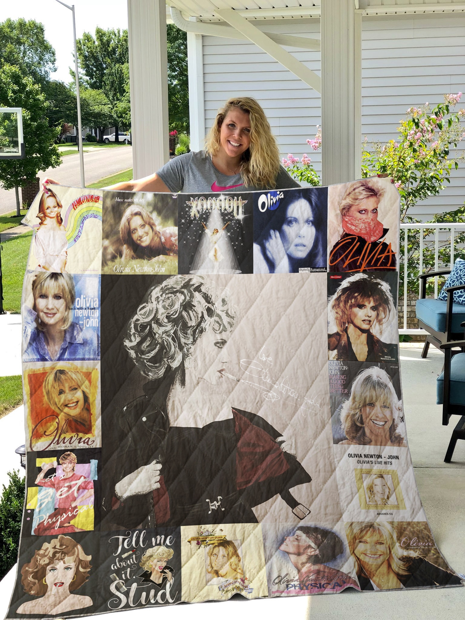 Olivia Newton-John Blanket Quilt B23