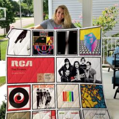 The Strokes 2 Blanket Quilt Rze1