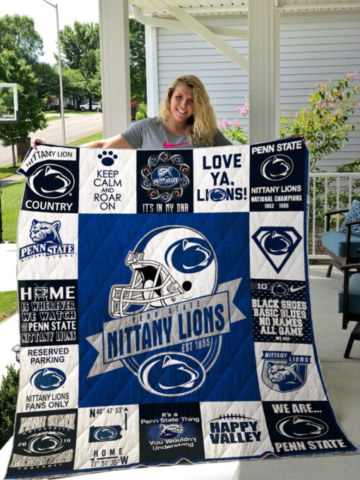 Penn State Nittany Lions Blanket Quilt Rze2