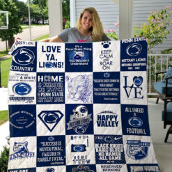 Penn State Nittany Lions Lover Blanket Quilt Rze2