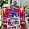 Philadelphia Phillies Quilt  Blanket Quilt Rze2