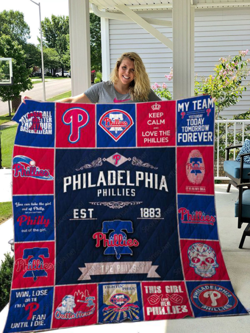 Philadelphia Phillies Blanket Quilt Rze2