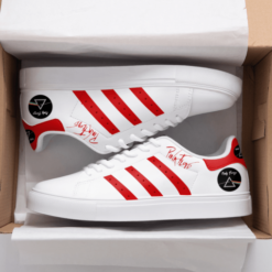 Pink Floyd Red  Skate Stan Smith New Shoes B22