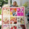 P!nk Lover Blanket Quilt Rze2