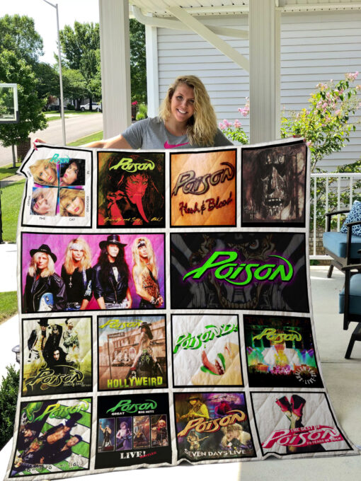 The Poison 1 Quilt Blanket Quilt Rze1