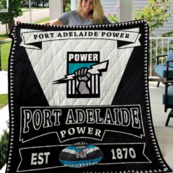 Port Adelaide Blanket Quilt Rze2